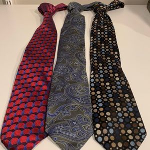 John W Nordstrom men’s Neckwear(lot of 3)